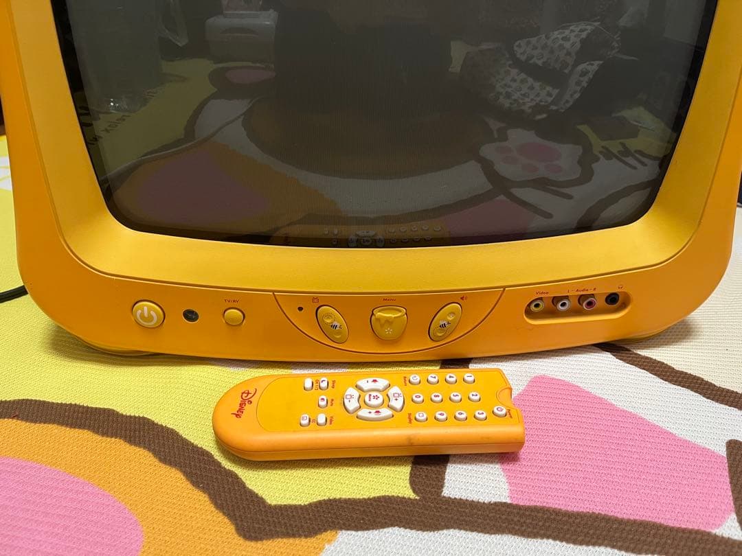 ディズニープーさん中古アナログテレビ