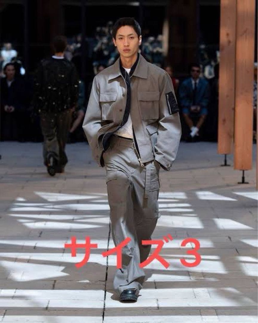 サイズ3 sacai × WTAPS CottonBackSatinJacket