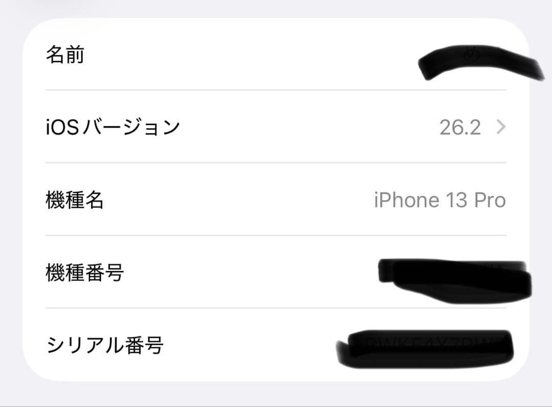 【美品】　iPhone 13 Pro 256GB グラファイト