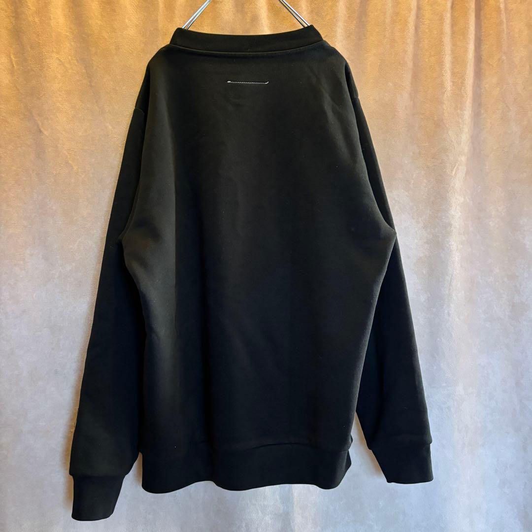MM6 Maison Margiela シルバーライン スウェット　ブラック