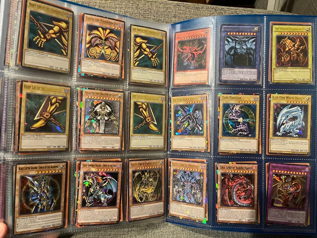 遊戯王引退品まとめ売り　海外版レアカードレプリカ　遊城十代EHEROデッキパーツ