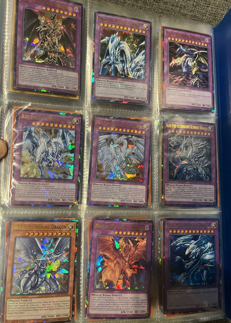 遊戯王引退品まとめ売り　海外版レアカードレプリカ　遊城十代EHEROデッキパーツ