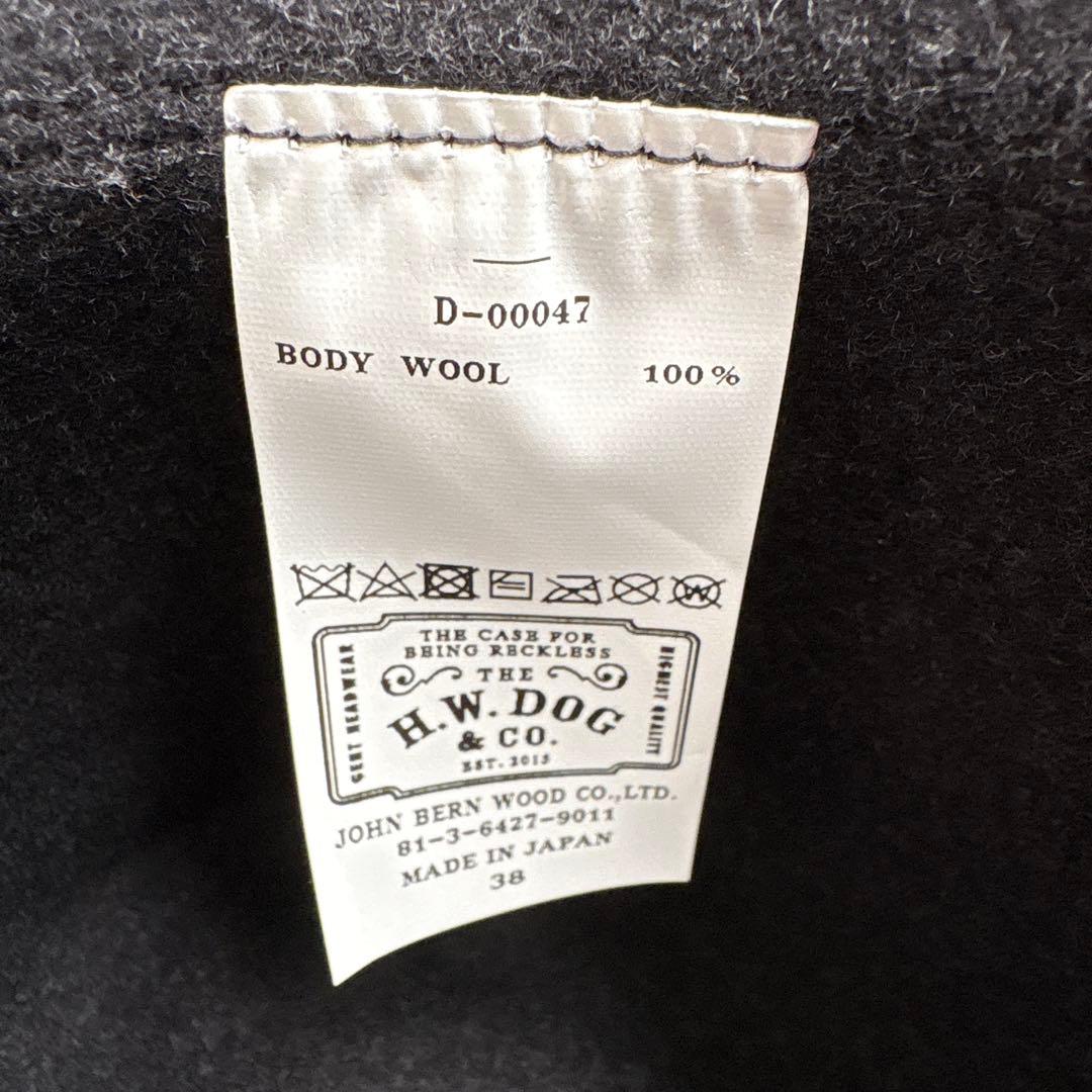 THE H.W DOG＆CO. TRAVELERS HAT サイズ38