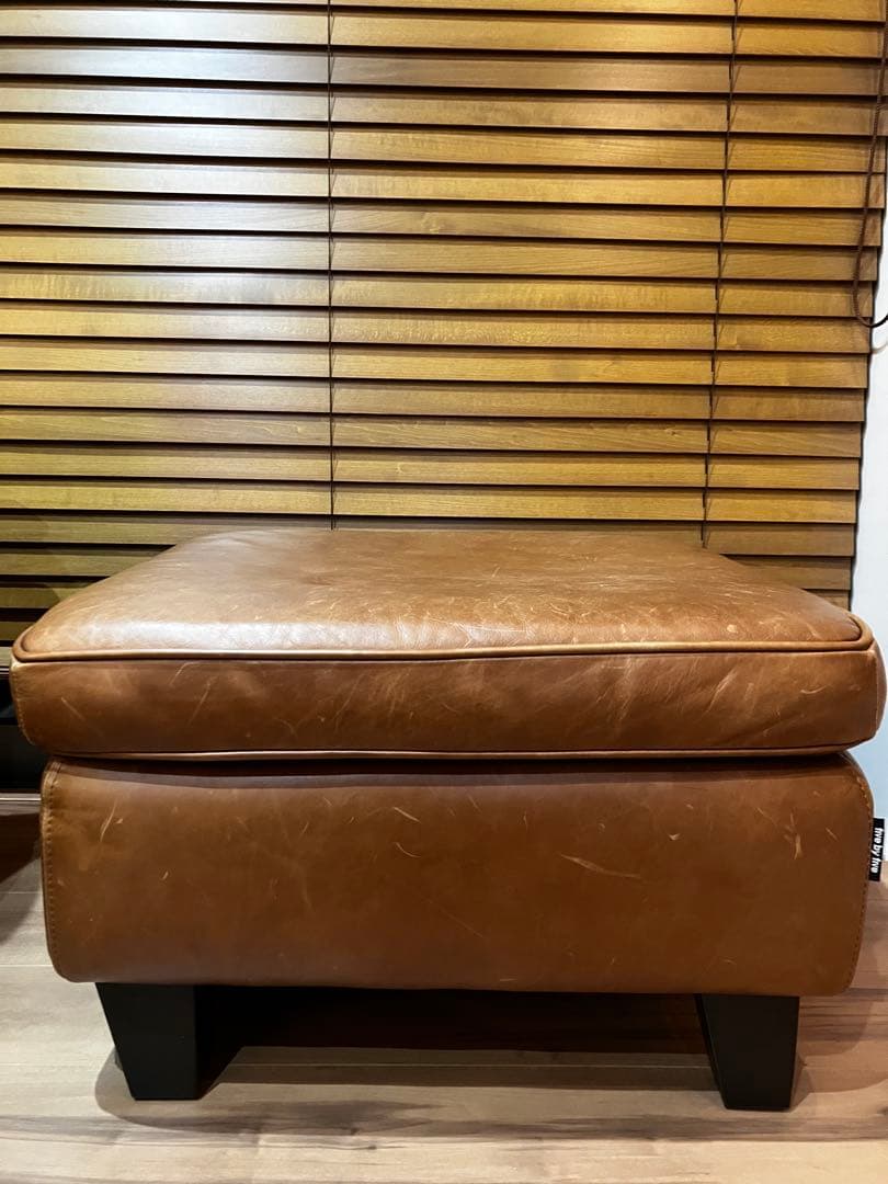 five by five ACTUS オットマン レザー ブラウン