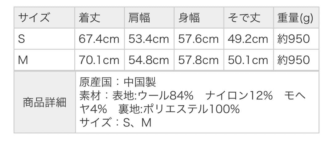 B:MING by BEAMS シャギー ミドルコート ライトブルー　S