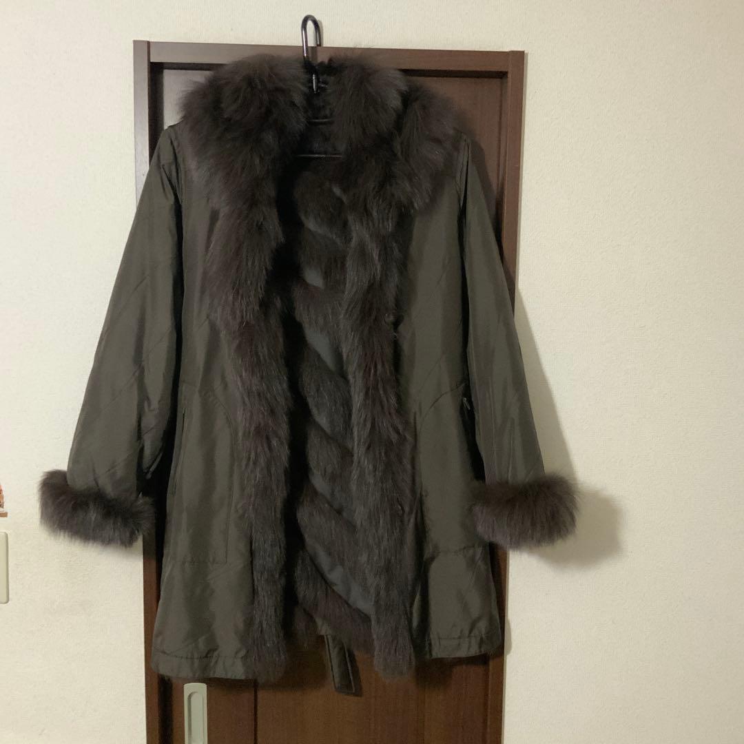 2点おまとめ　美品　フォックス　シルク　リバーシブル　コート　軽い