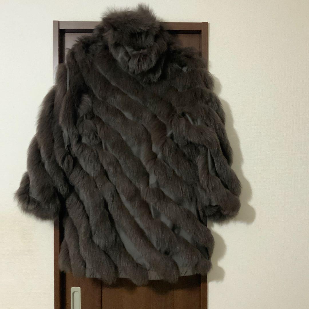 2点おまとめ　美品　フォックス　シルク　リバーシブル　コート　軽い