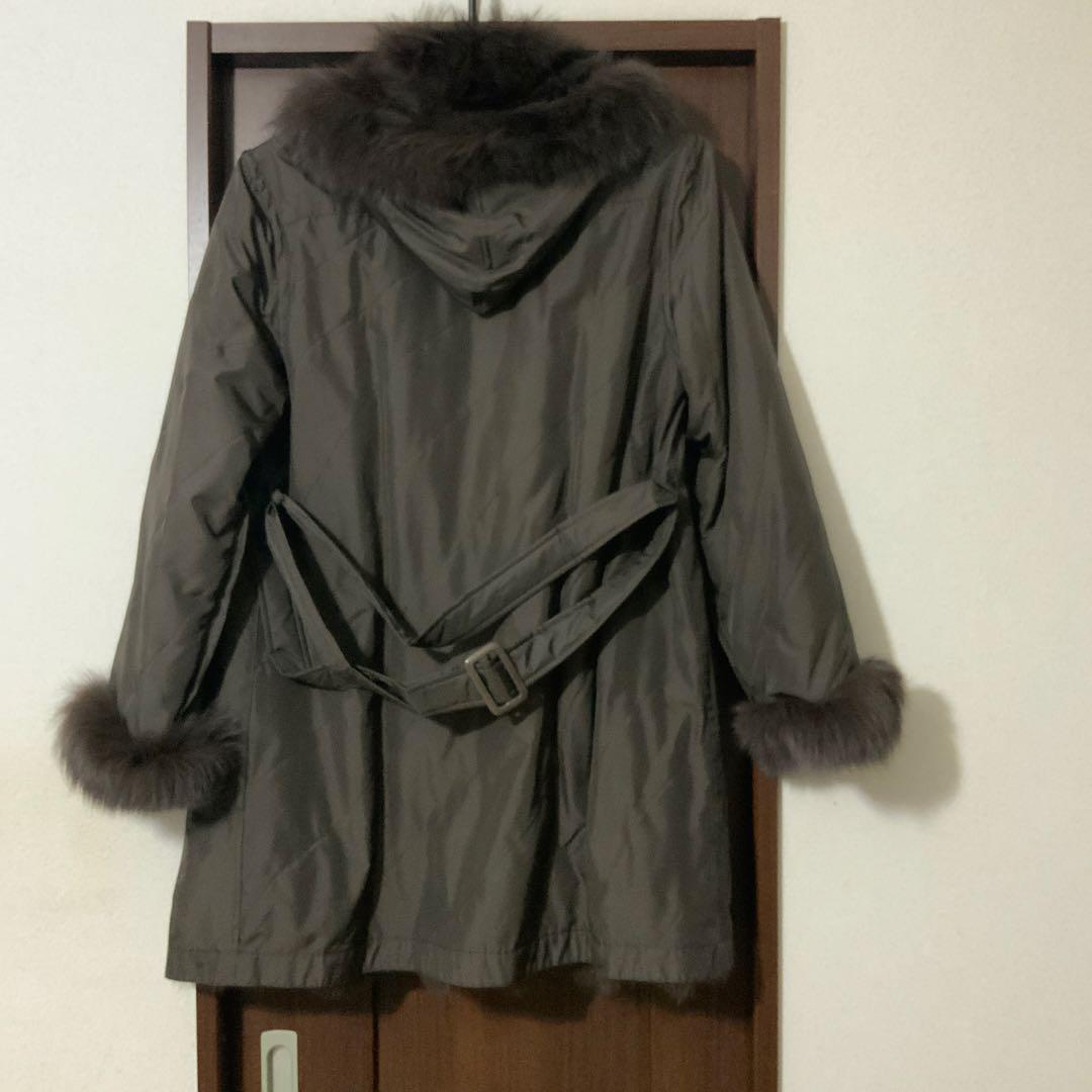 2点おまとめ　美品　フォックス　シルク　リバーシブル　コート　軽い