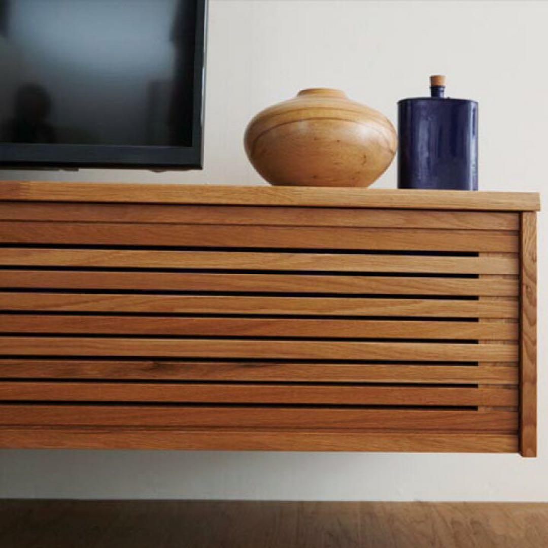 『最終値下げ』 『新品格安』WOODONE sui:ji 無垢の木収納TV台