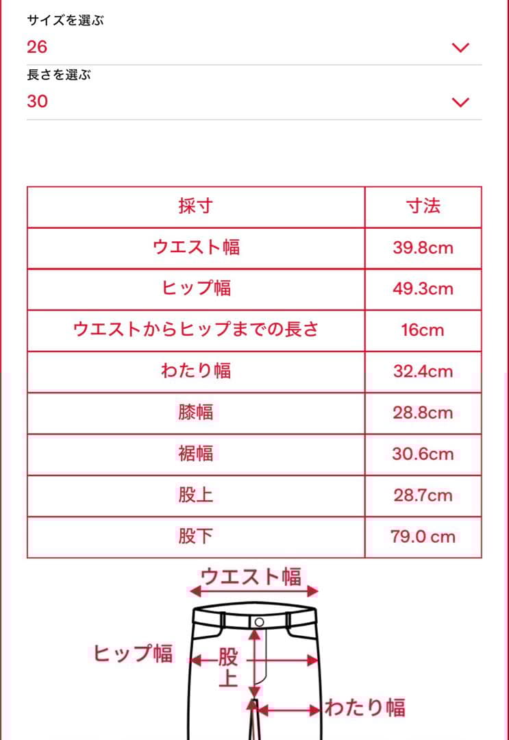 パンツ DIESEL D-rise W26 L30