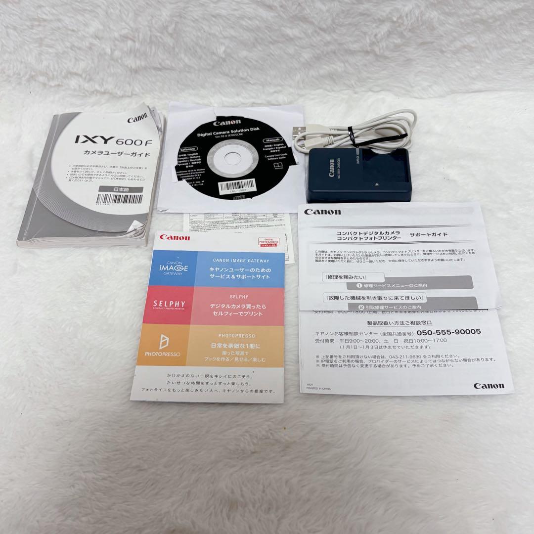 【極美品】Canon IXY 600F コンパクトデジタルカメラ コンデジ