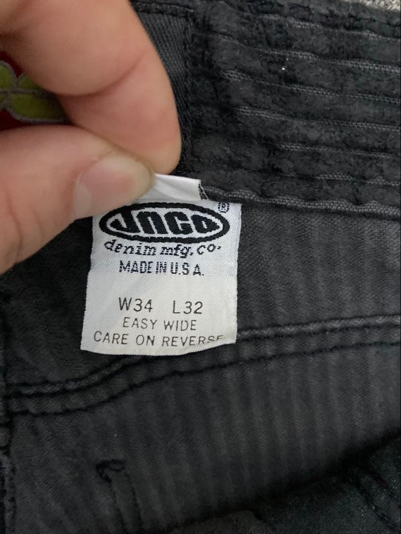 90s JNCO JEANS コーデュロイパンツ　太畝　USA製　LAGATE