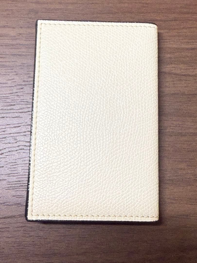 【最終値下げ】美品Valextra アイボリー 名刺入れ