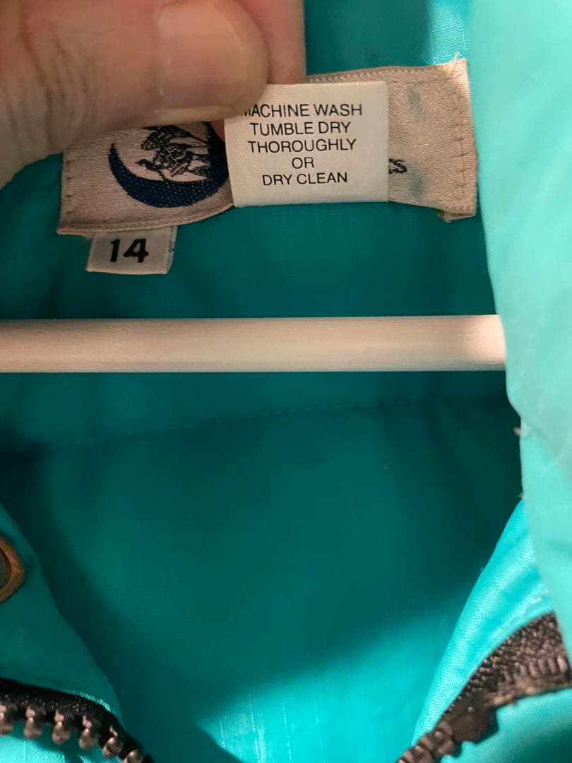 実寸S 90s Crescent Down Works ZipSnap Down