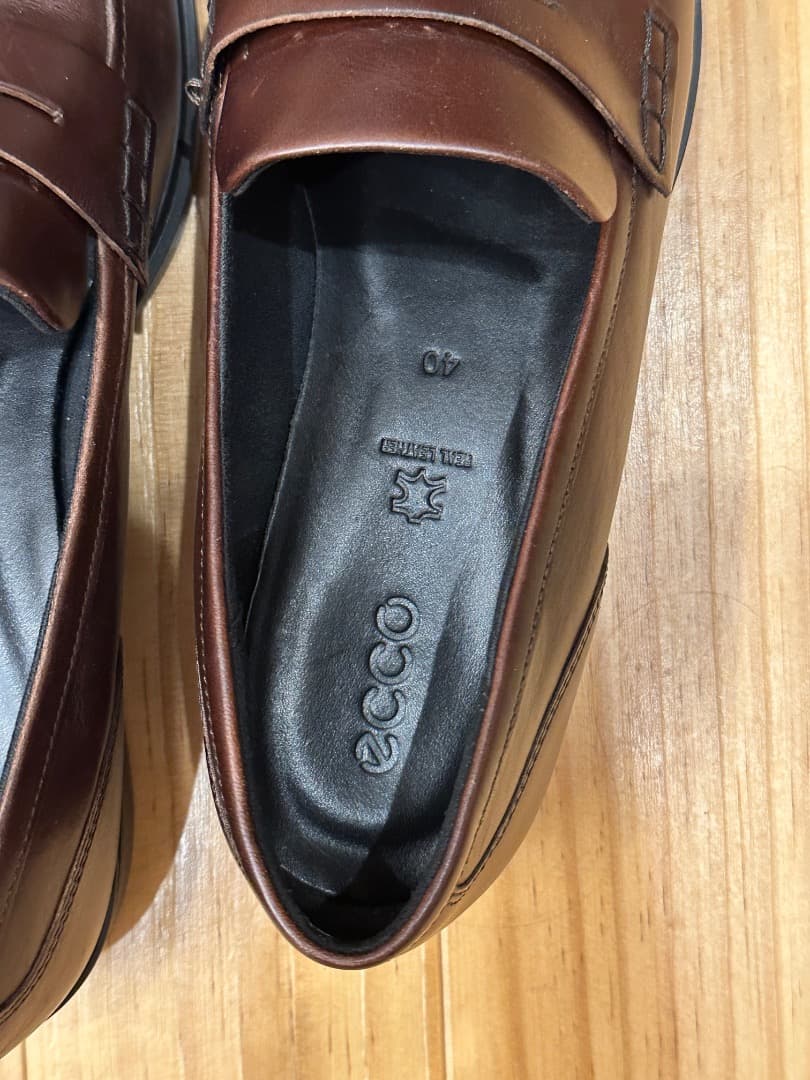 ECCO Dress Classic ブラウン ローファー 40 (25.5)