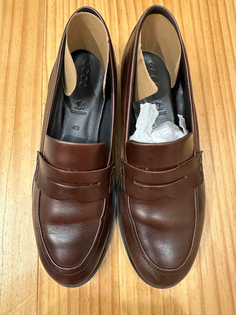 ECCO Dress Classic ブラウン ローファー 40 (25.5)