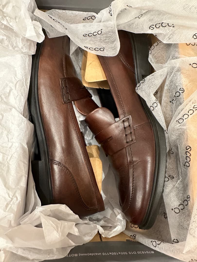 ECCO Dress Classic ブラウン ローファー 40 (25.5)