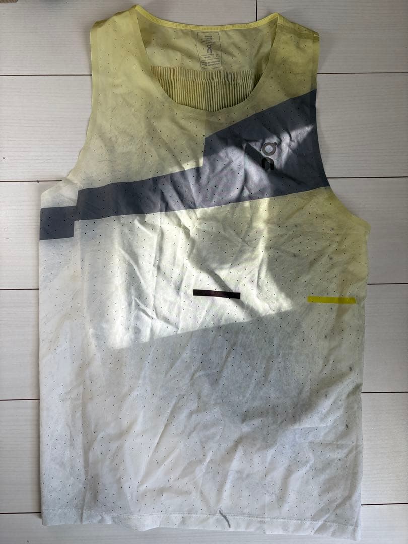 陸上用シャツ ON Race Sinalet Limelight / Glacier