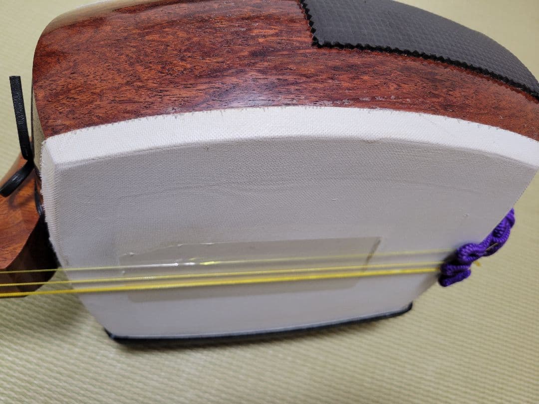 津軽三味線太棹、桐芯ケースのセット(浅井 すぐ弾けます)