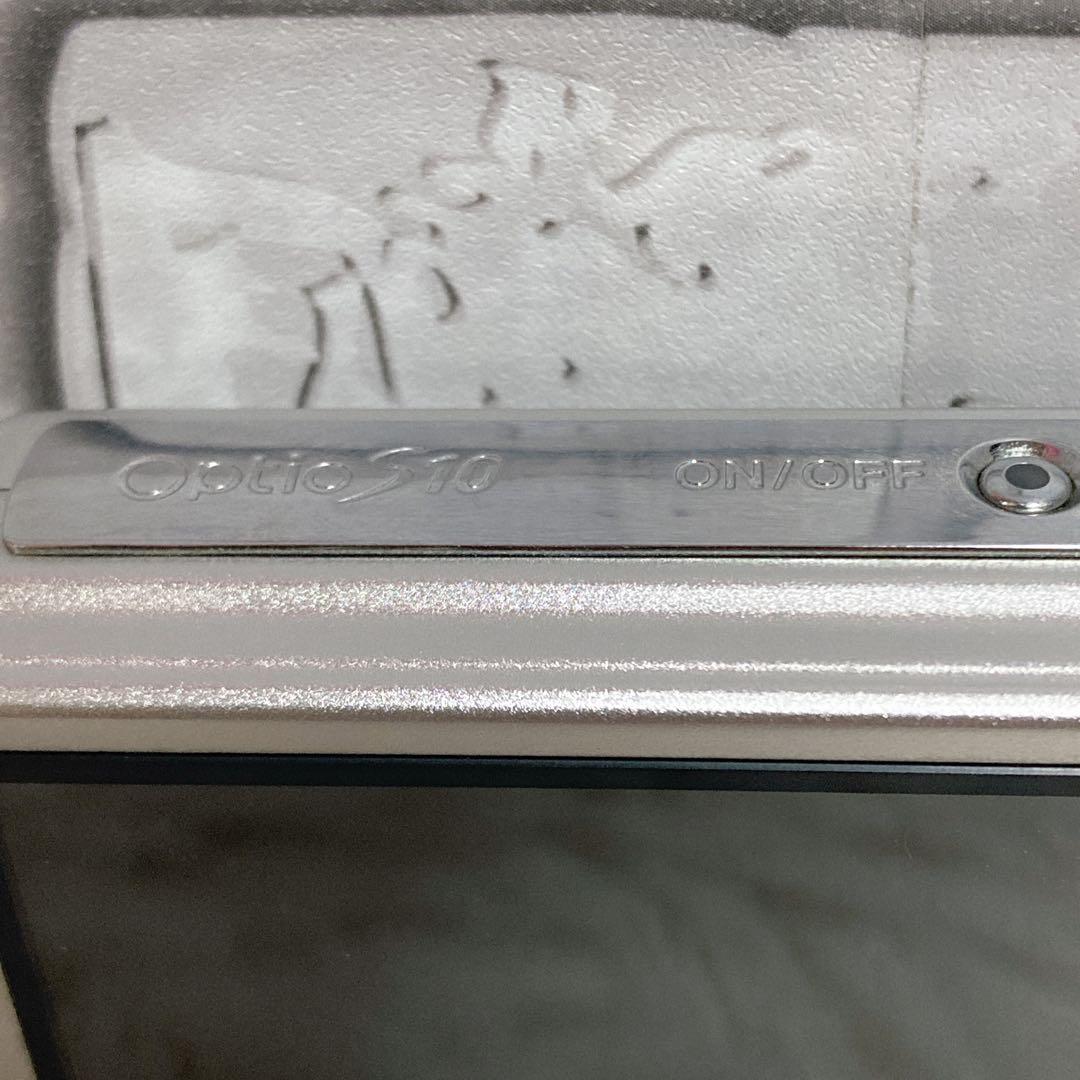 【極美品】 PENTAX ペンタックス Optio S10 デジカメ シルバー