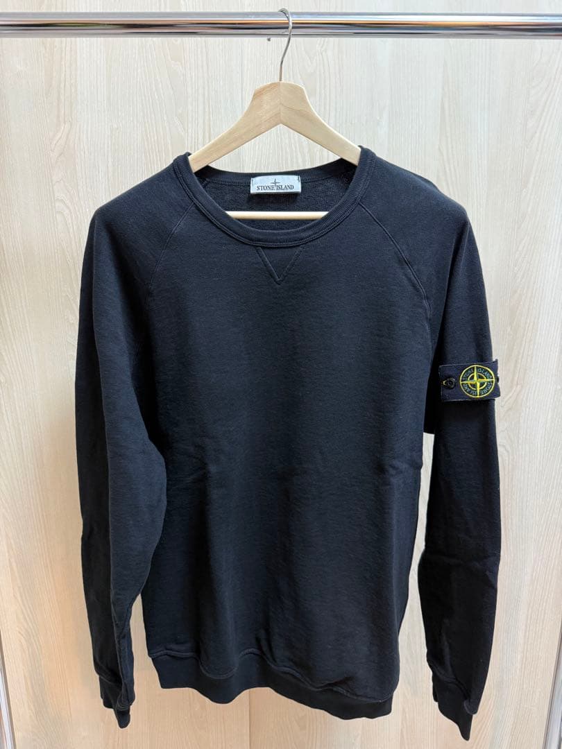 STONE  ストーンアイランド スウェットトレーナー 黒 XXL