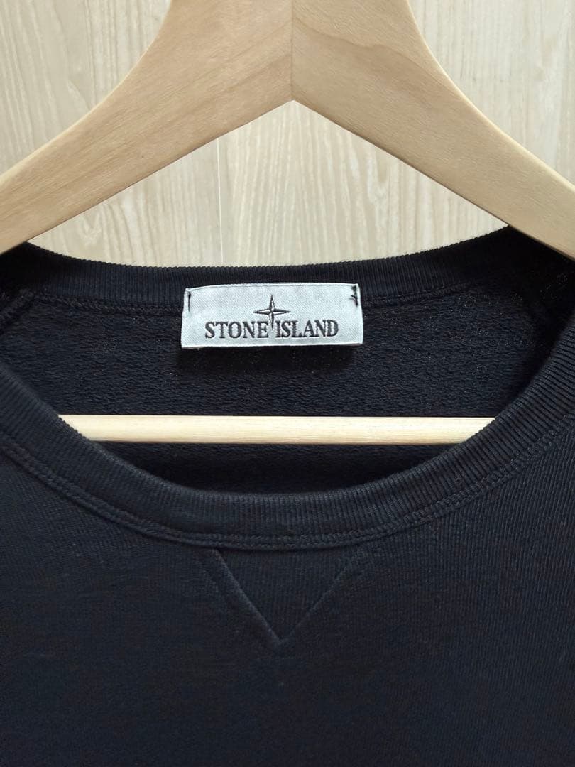 STONE  ストーンアイランド スウェットトレーナー 黒 XXL