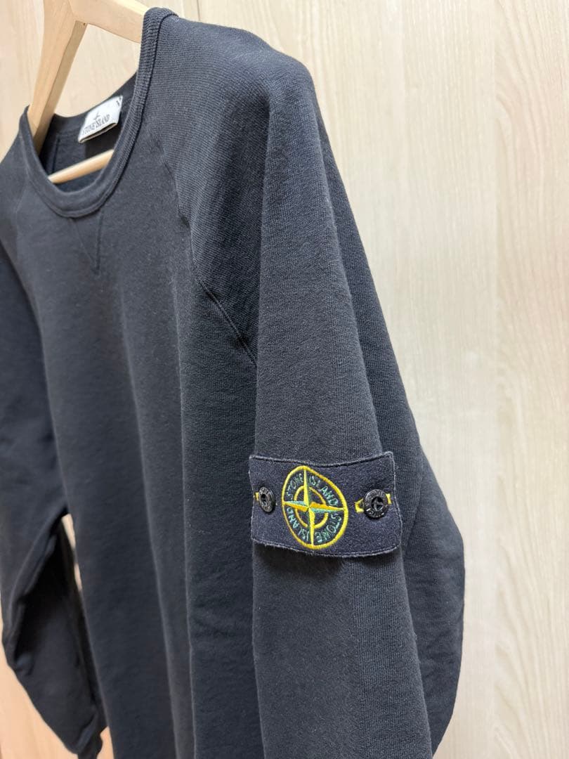 STONE  ストーンアイランド スウェットトレーナー 黒 XXL