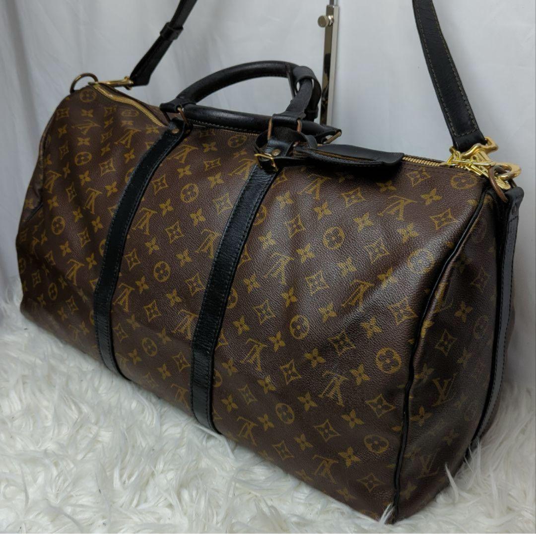 極美品 ルイヴィトン キーポル50 2way PVC モノグラム ボストンバッグ