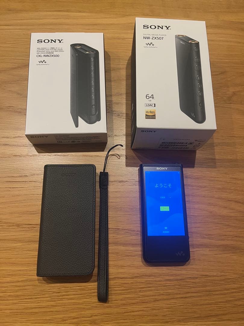 ま*ん様 SONY NW-ZX507 walkman 純正専用ケース付