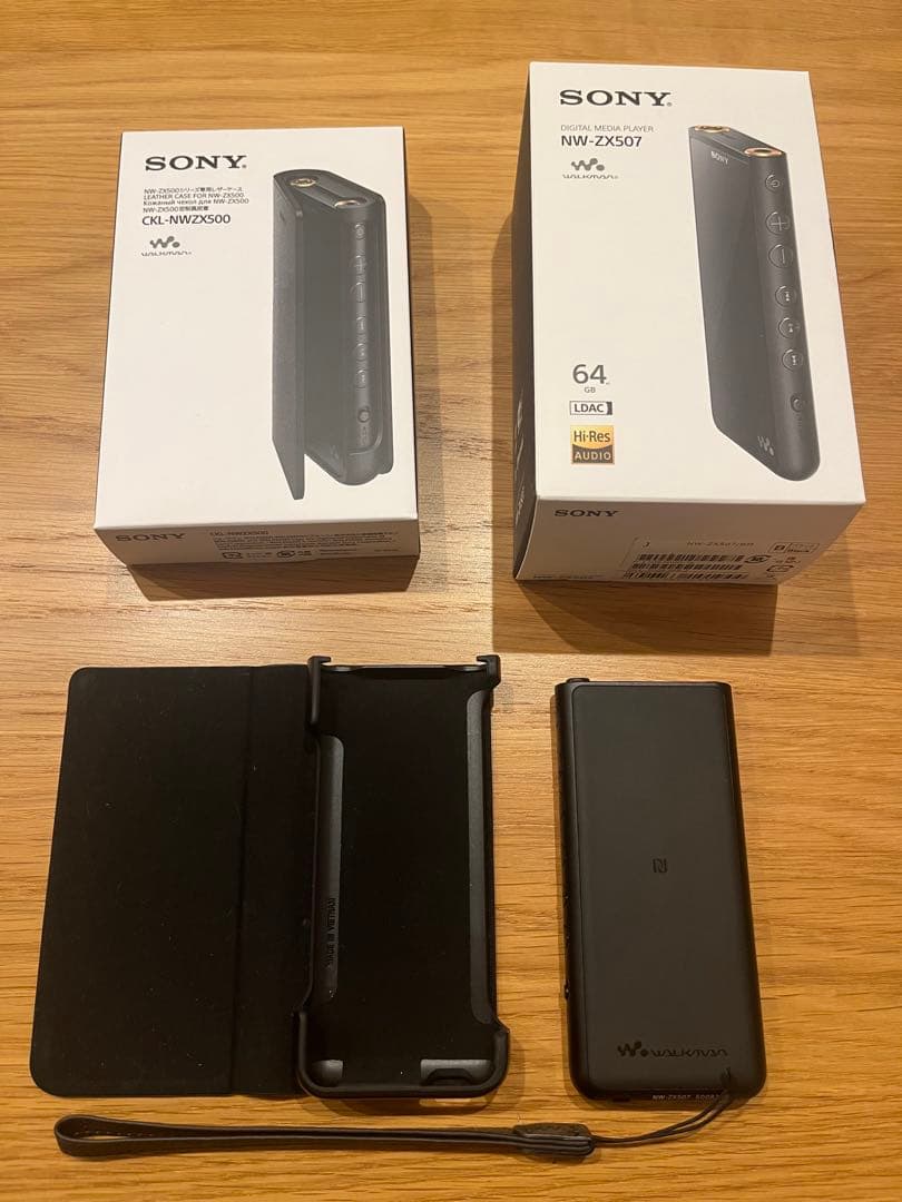 ま*ん様 SONY NW-ZX507 walkman 純正専用ケース付