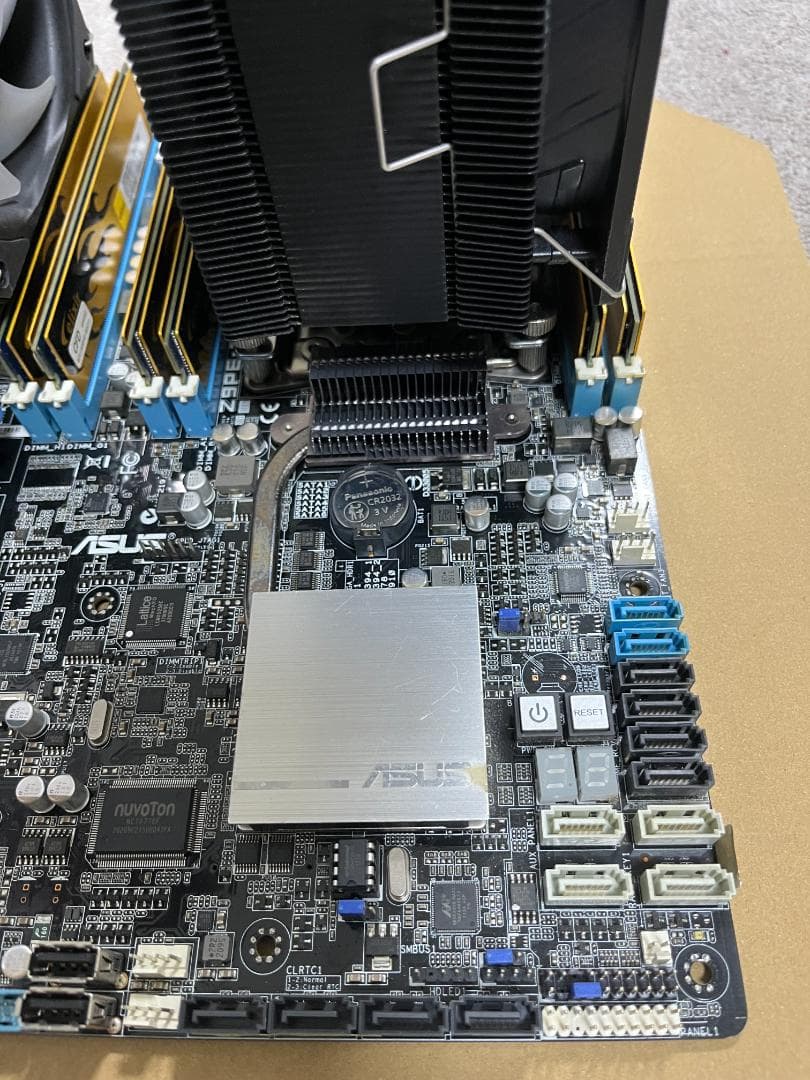ASUS Z9PE-D8 WS CPU+メモリ+CPUクーラー