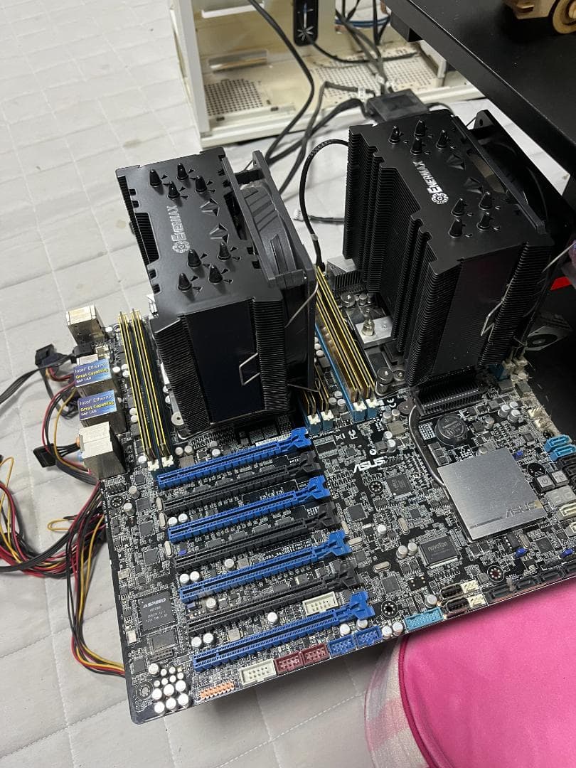 ASUS Z9PE-D8 WS CPU+メモリ+CPUクーラー