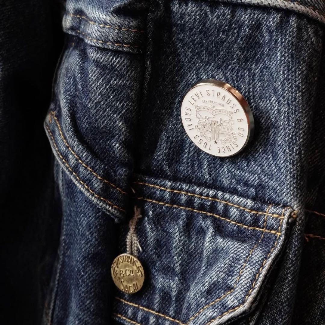 サカイ リーバイス sacai Levi’s ピンバッジ 3種セット