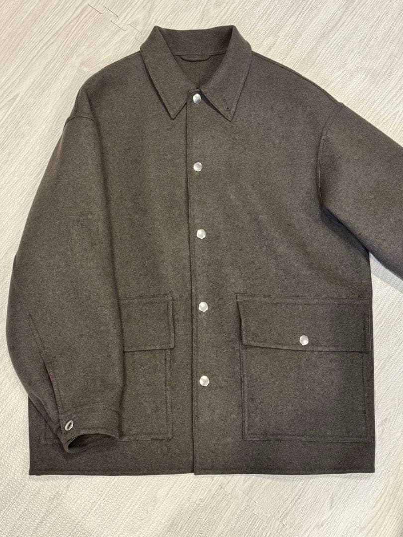 ＜H＞ウールカシミヤ メルトンカバーオール オーラリー BEAUTY&YOUTH