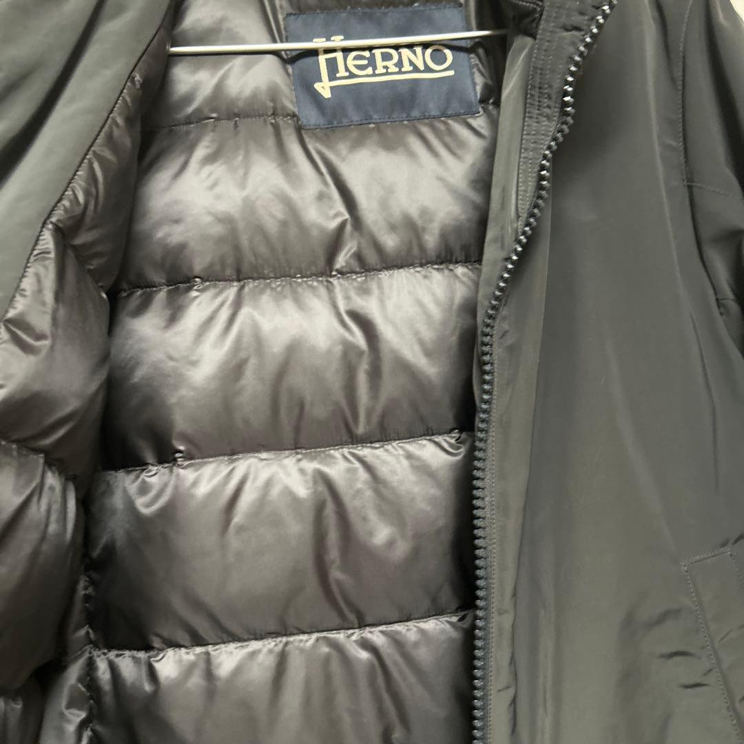 HERNO グレー ダウンジャケット サイズ46