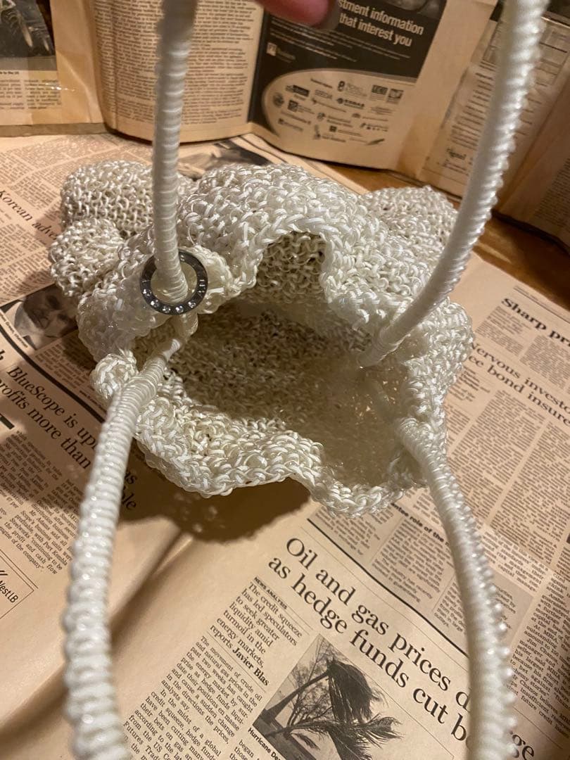 アンテプリマ☆真っ白いクマさんバッグ