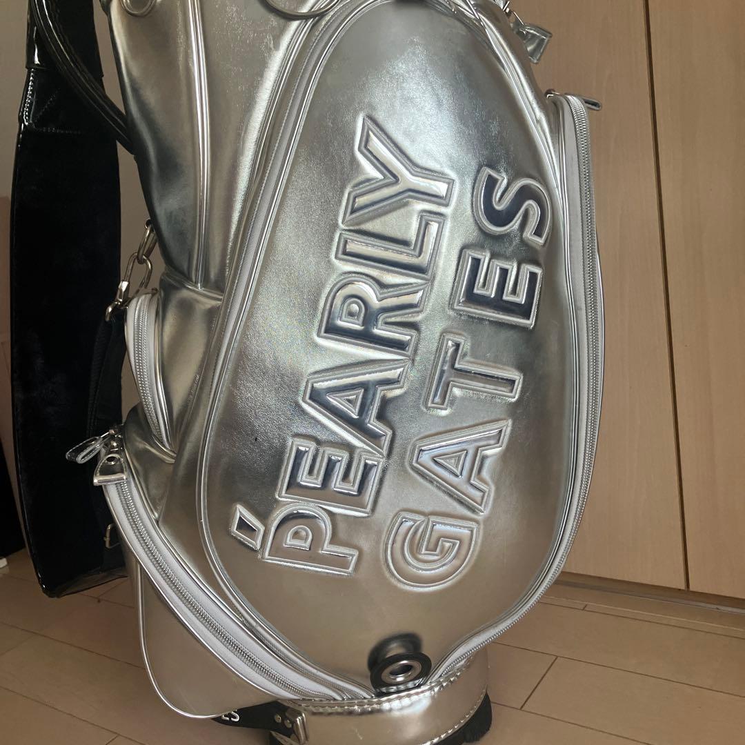 PEARLY GATES シルバーキャディバッグ ❣️オシャレ