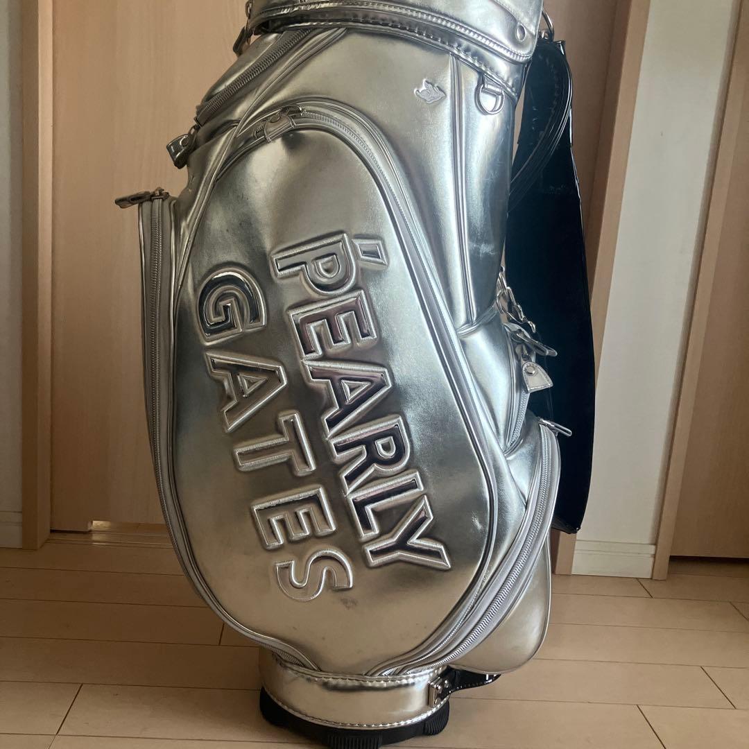 PEARLY GATES シルバーキャディバッグ ❣️オシャレ