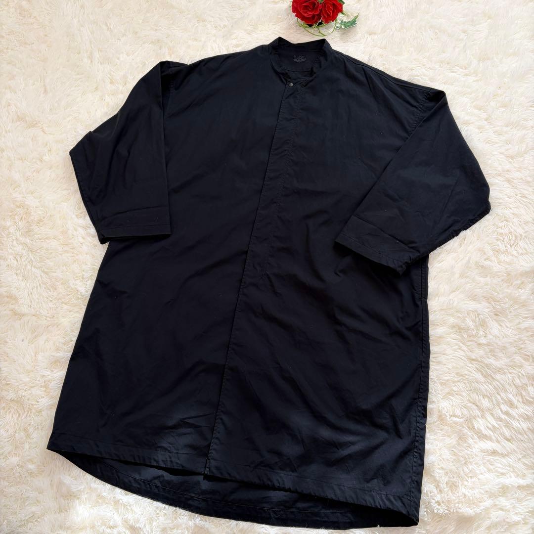 【名作・美品】MUJIラボ ノーカラーコート L-XL