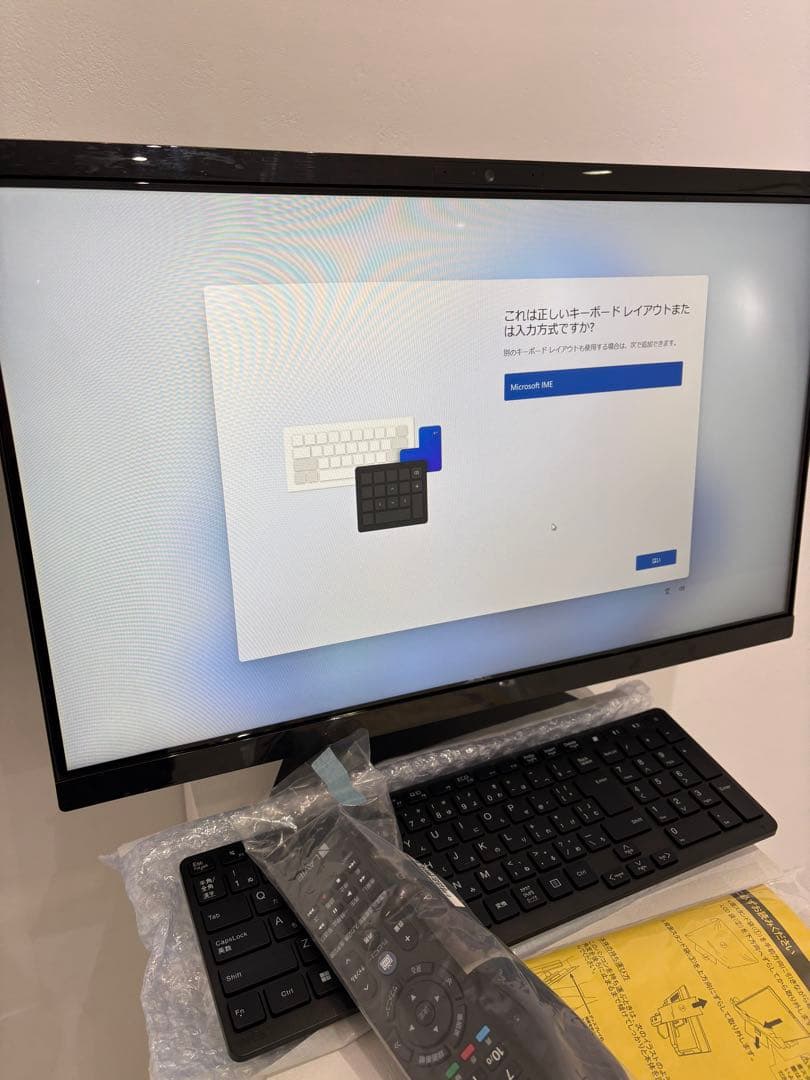 デスクトップパソコンNEC LAVIE A2377/DAB 2022年9月購入