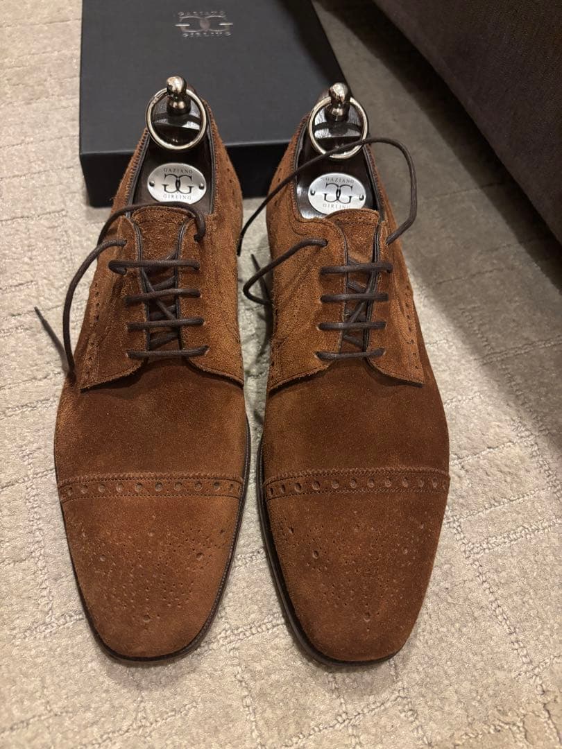 Gaziano Girling Buccleuch ポロスエード 6E