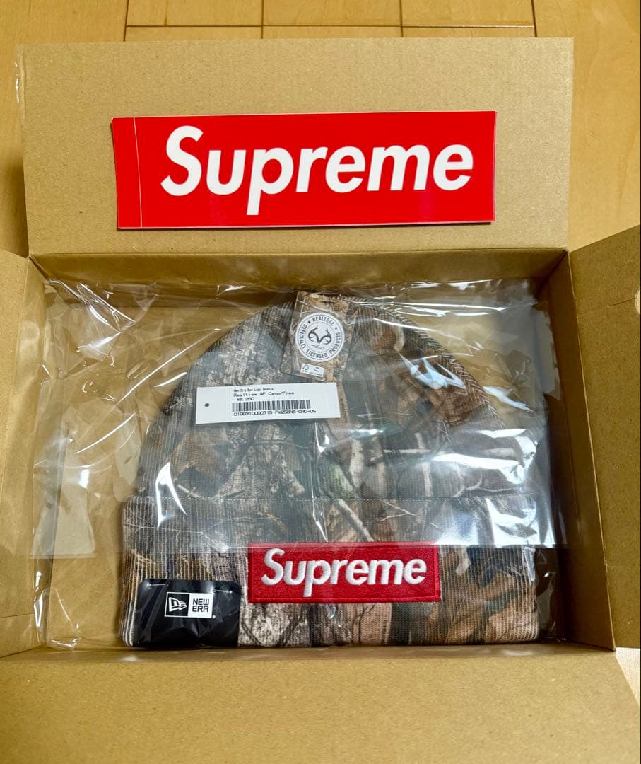 Supreme × New Era Box Logo Beanie ビーニー