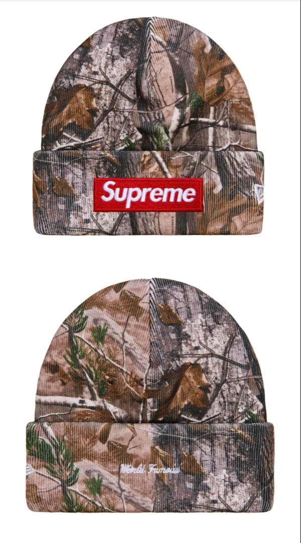 Supreme × New Era Box Logo Beanie ビーニー