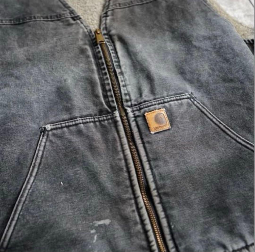00s carhartt 裏地ボア ダック べスト