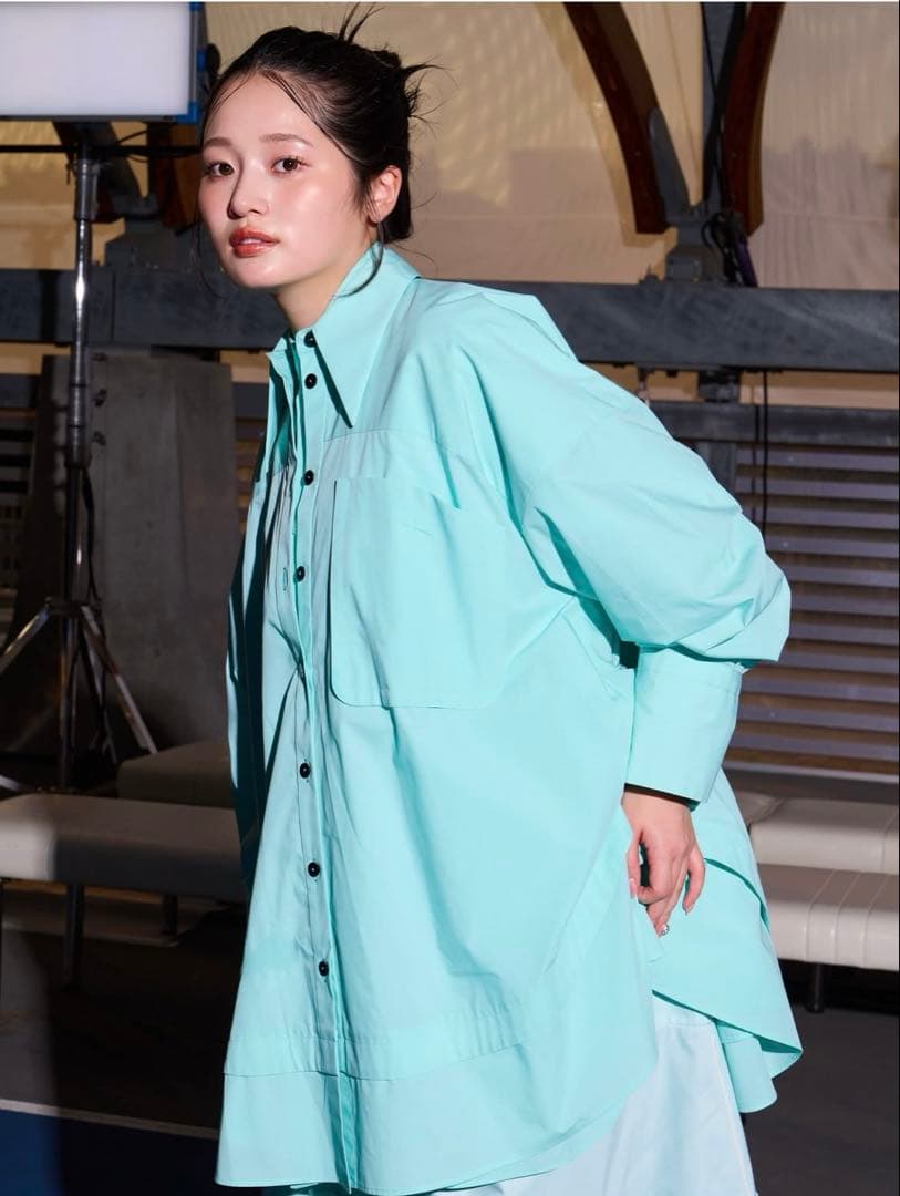 新品　ナゴンスタンス　circle shirt シャツ　nagonstans