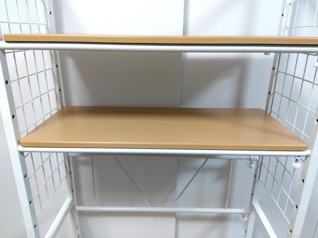 北欧テイストランドリーラック 棚3段