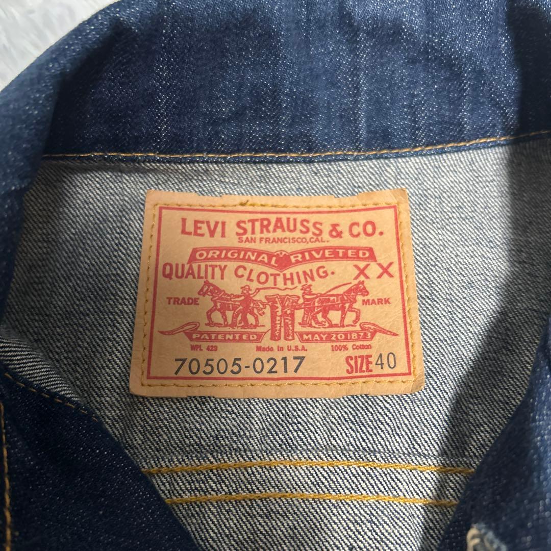 LEVI'S 70505-0217 アメリカ製　バレンシア製　サイズ40
