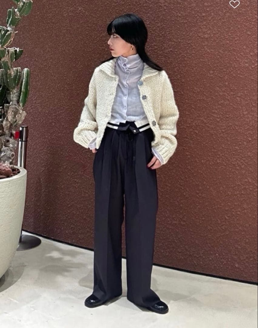 ＜6(ROKU)＞リボン マーベルト パンツ