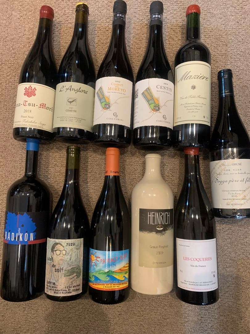 ドメーヌタカヒコ　ナナツモリ　ロングロール、ブルノデュシェン、ラディコン等セット