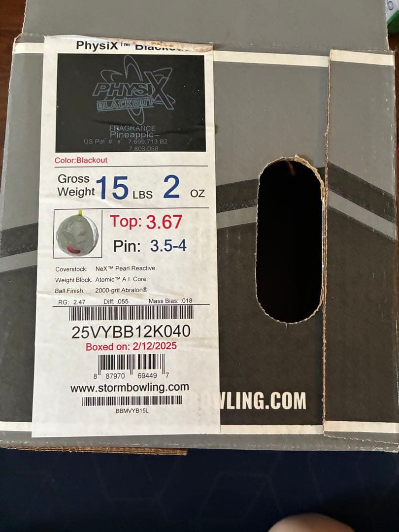 Storm ストーム　フィジックスブラックアウト